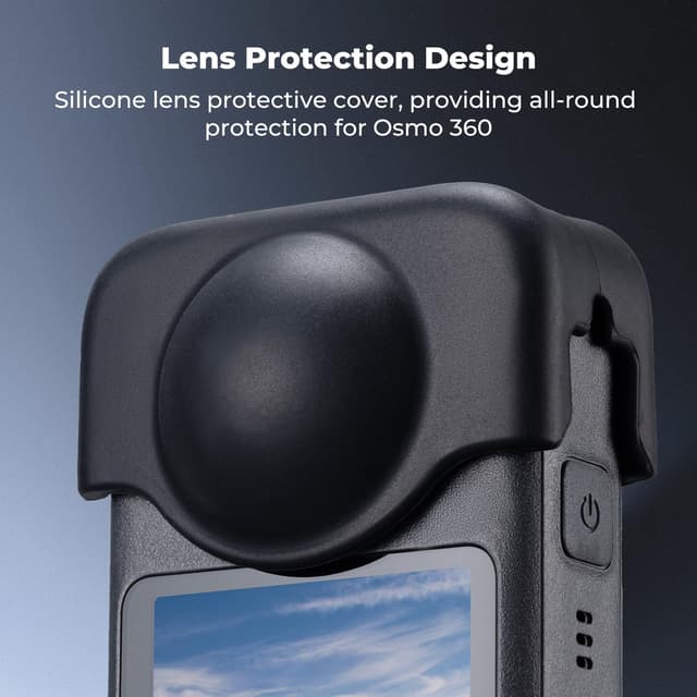 Detalle 2 de K&F CONCEPT Silikon-Schutzhülle inkl. Displayschutz für DJI Osmo 360