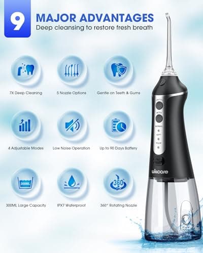 Thumbnail 1 de Water Dental Flosser Portable Oral Irrigator 300ML