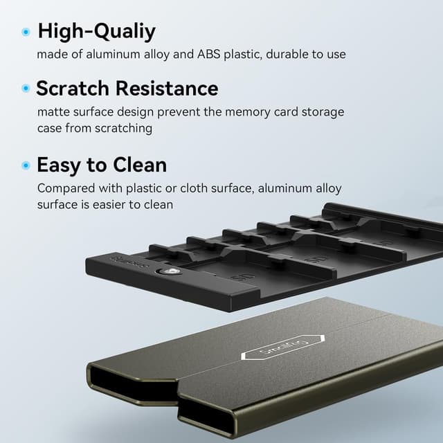 Detalle 2 de SMALLRIG 2832B étui carte mémoire, 9 emplacements