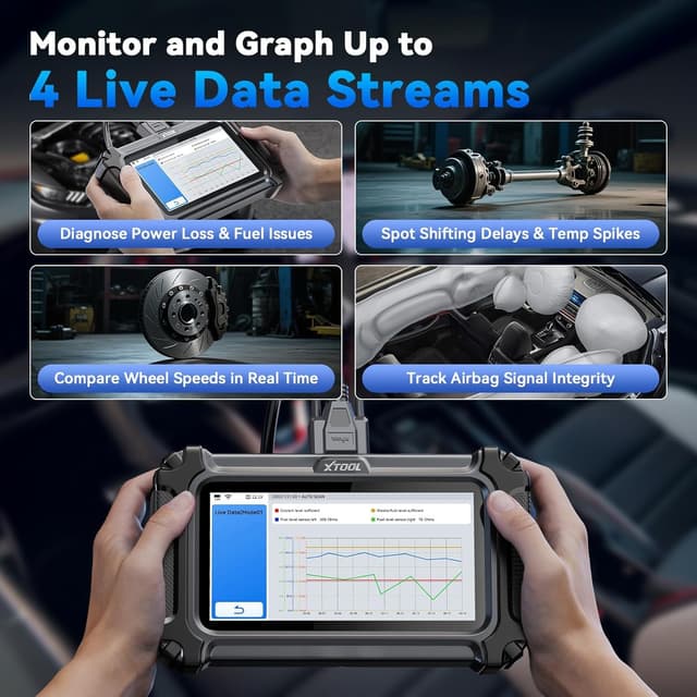 Thumbnail 4 de XTOOL D5S OBD2 Scanner 16 Resets
