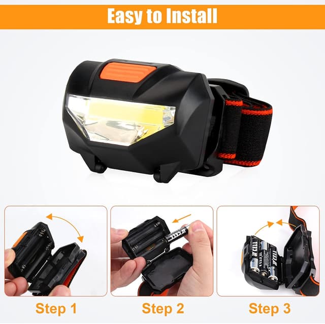 Thumbnail 5 de Suright linterna frontal 2 piezas