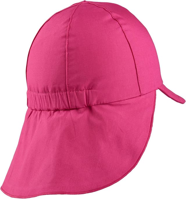 Detalle de Sterntaler Schirmmütze Nacken Basic – Baby- und Kinder-Mütze mit UV-Schutz 50+ und Nackenschutz