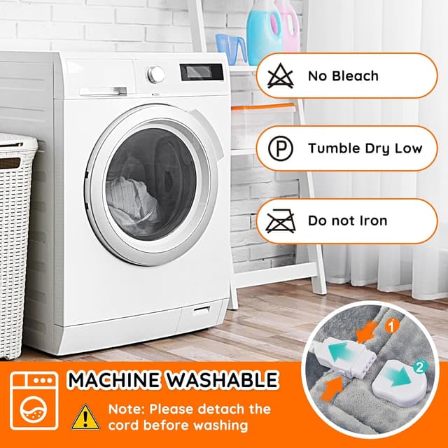 Thumbnail 6 de Mia&Coco Electric Heated Blanket 180×200cm