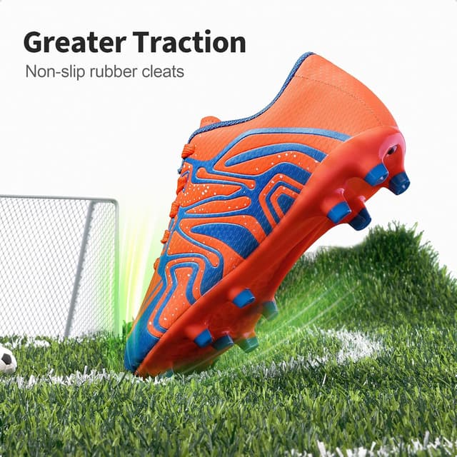 Detalle 2 de DREAM PAIRS Youth Firm Ground Soccer Cleats for Boys & Girls (Outdoor Training & Football Shoes)