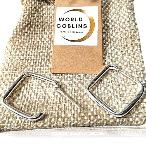 Detalle 2 de WORLD GOBLINS Aro cuadrado 22 mm