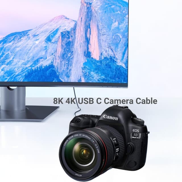 Detalle 2 de Ubluker Cavo USB-C a USB-C 40 Gbps 0,3 m 240 W USB4 / Thunderbolt 4 con PD 3.1