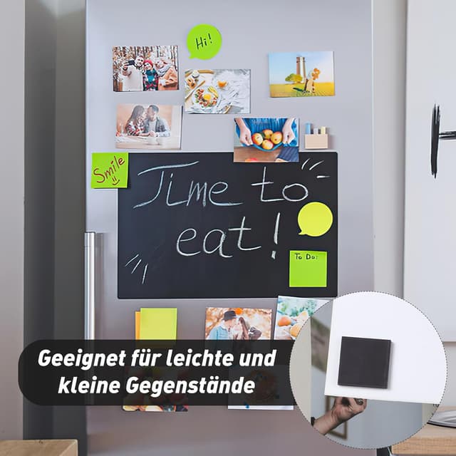 Detalle de 20x20mm Magnetplättchen 210 Stück für Fotos