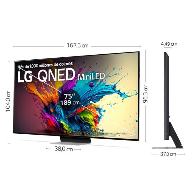 Detalle 2 de LG 75QNED91T6A 4K MiniLED