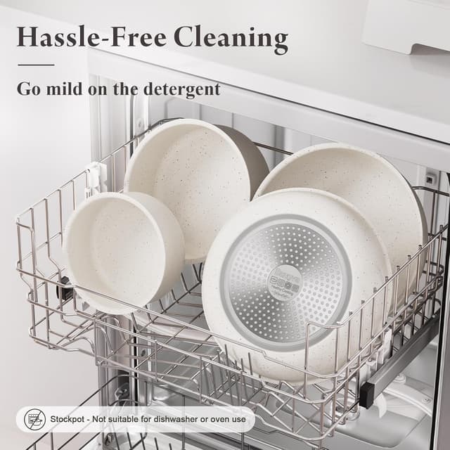 Thumbnail 6 de Bazova 22-Piece Ceramic Cookware Set