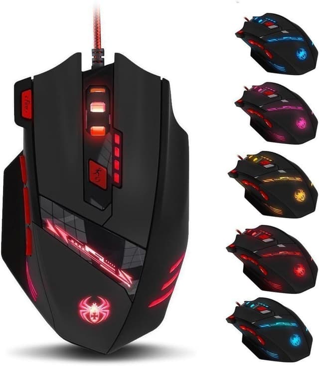 Imagen de zelotes Mouse Gaming Cablata 9200 DPI en OfertitasTOP