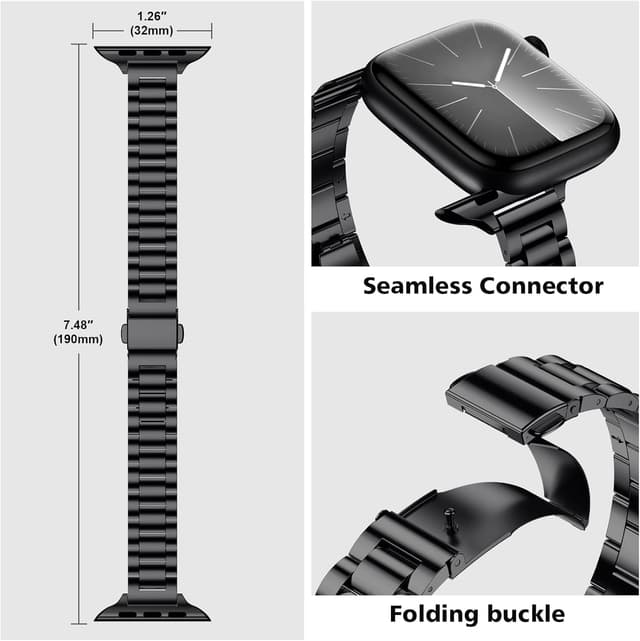 Detalle 2 de Tasikar Thin Metal Band 49mm watch strap