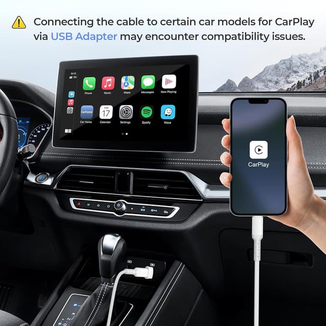 Detalle de Elebase USB-A to USB-C adapter cable for iPhone 14/13 (Lightning) – 1m Power Delivery fast charging