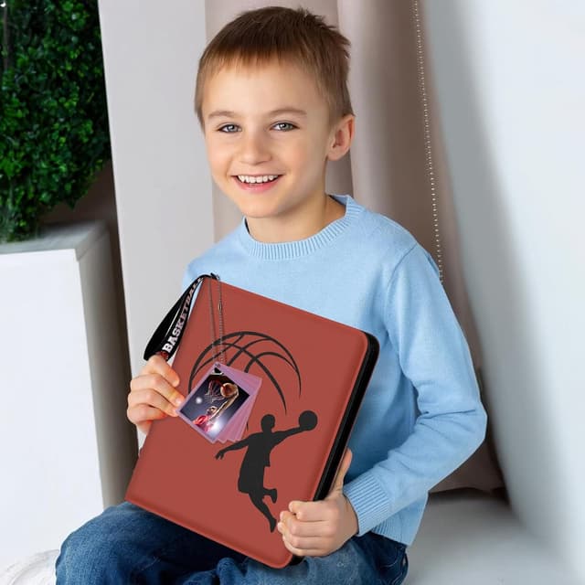 Detalle 2 de Mlikero Basketball Card Binder 720-Pocket (3-Ring) with Display Wristband