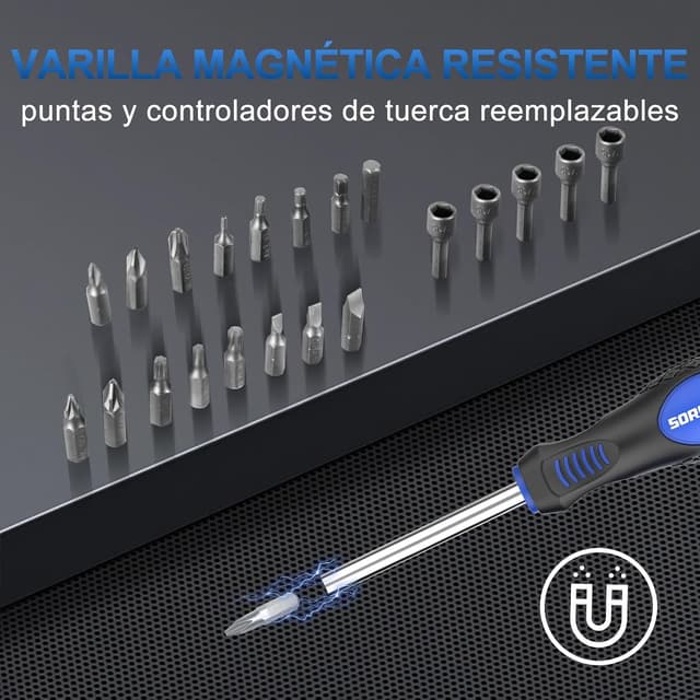 Thumbnail 6 de SORAKO Juego destornilladores 40 piezas magnéticas