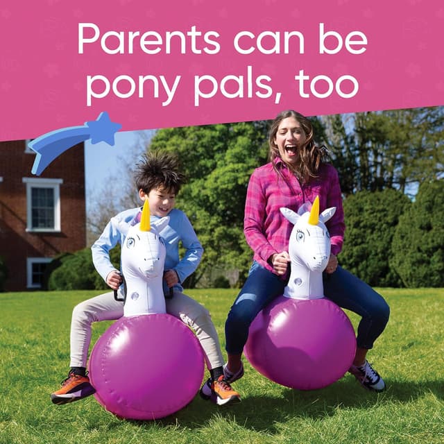 Detalle 1 de Hearthsong Hop N Go unicorn hopper 200 lbs