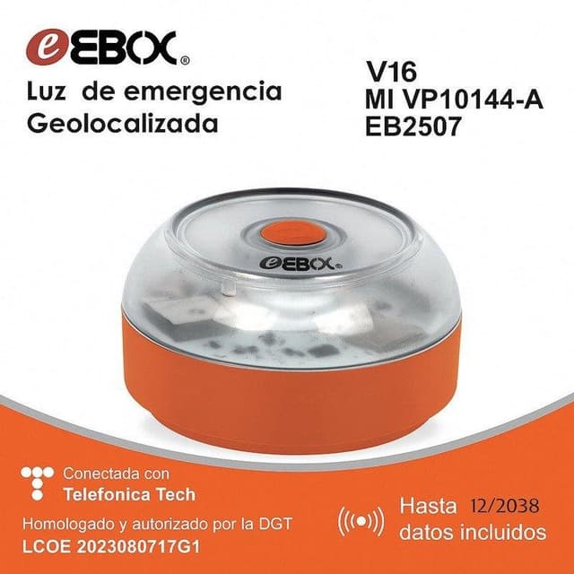 Detalle 2 de ebox VP10144-A Baliza V16 homologada 6 h