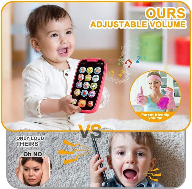 Detalle 2 de Yerloa Telefono giochi neonati 12 mesi