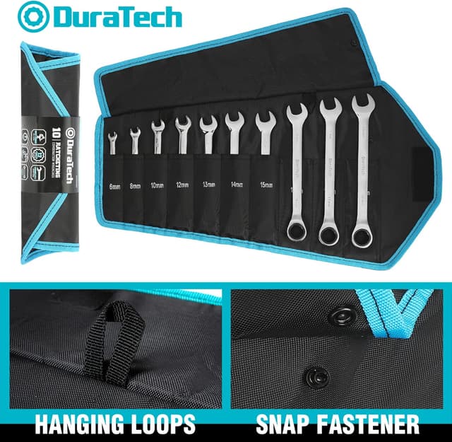 Thumbnail 5 de DURATECH 10-Piece Ratchet Spanner Set 6-18mm