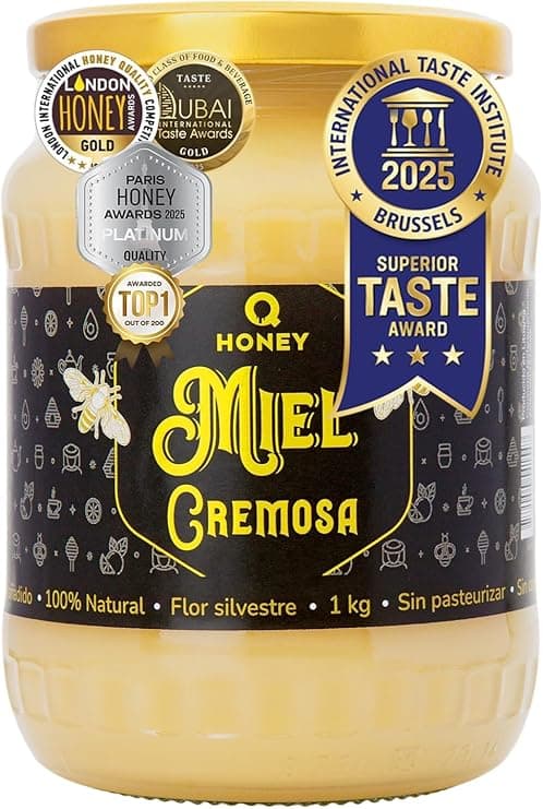 Imagen de Ganadora del Superior Taste Award 2025 🍯 Miel Cremosa 1kg, Natural en OfertitasTOP