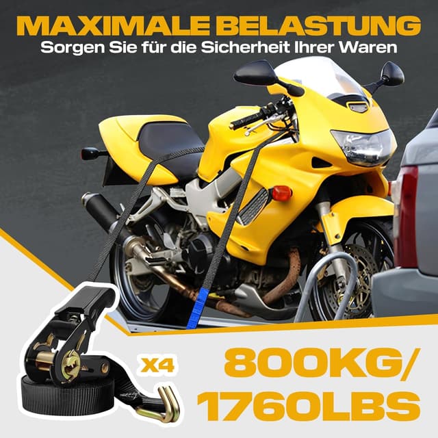 Thumbnail 2 de IAZZCO Spanngurte 6 m fĂŒr Ladungssicherung đ