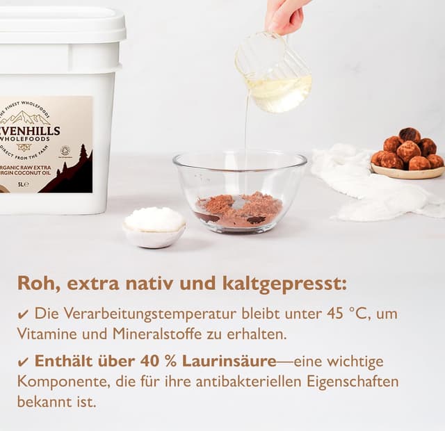 Thumbnail 1 de Sevenhills Wholefoods Kokosöl Bio 5L 🥥