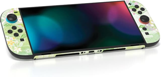 Detalle de playvital Full Set Protective Skins for Nintendo Switch 2 (Wishing Shrine) with dock & grip vinyl wrap