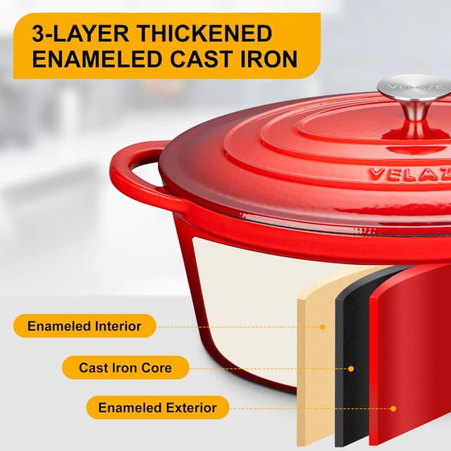 Thumbnail 3 de Velaze Olla de Hierro Fundido 34 cm 7 L