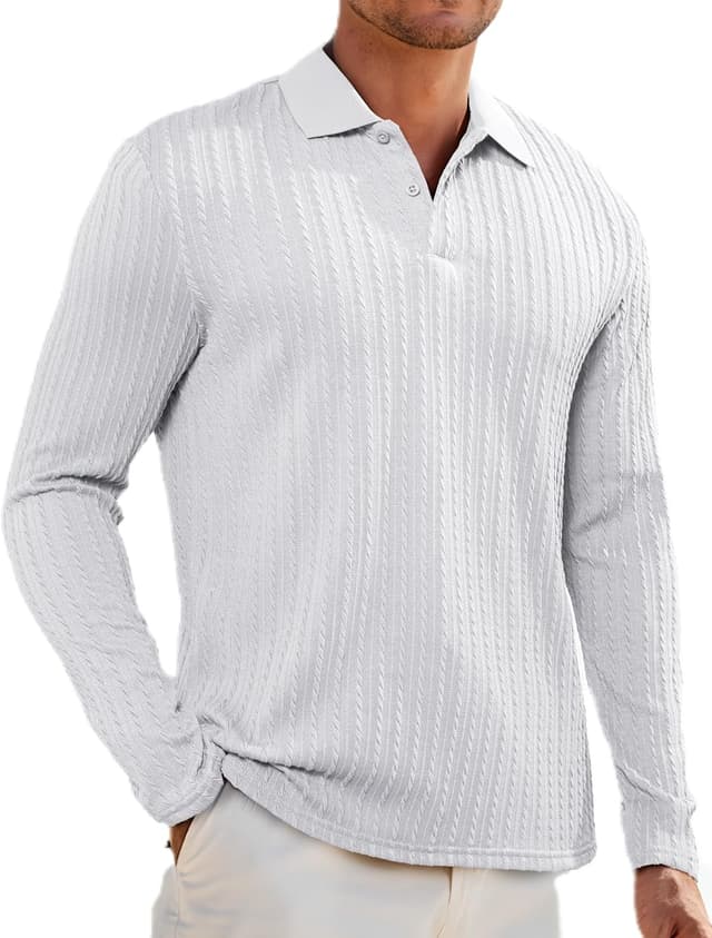 Detalle 2 de Elegancity Herren Poloshirt Kurzarm einfarbig Regular Fit aus Strick (95% Polyester, 5% Elasthan) – S bis 3XL