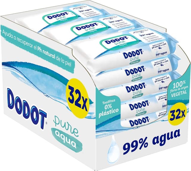 Detalle de Dodot Aqua Pure Toallitas 1536