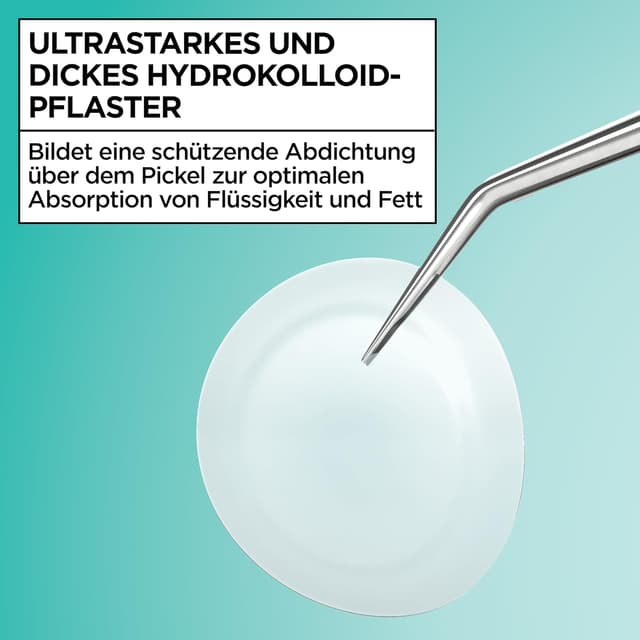 Detalle 2 de Garnier Hautklar Pimple Patches Ultra Hydrokolloid gegen Pickel – 22 Stück