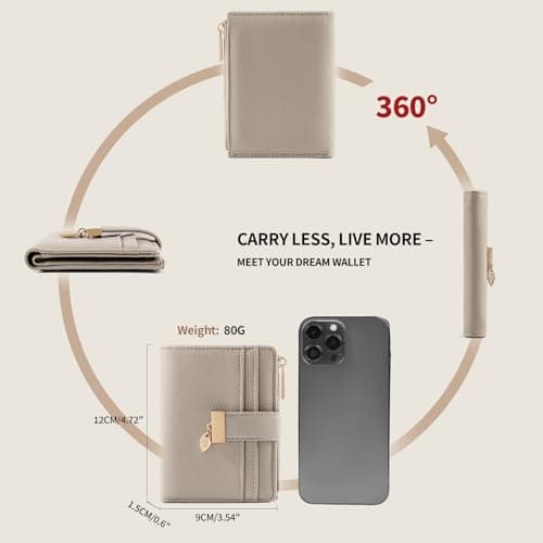 Thumbnail 1 de Pomelo Best Portefeuille Femme cuir avec fermeture éclair ⚙