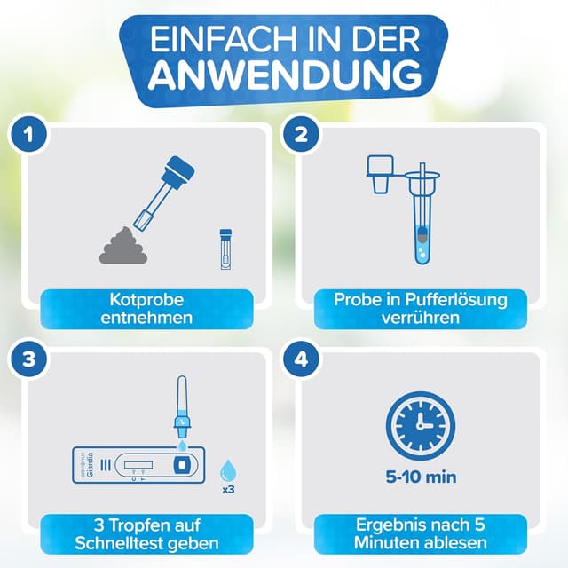 Thumbnail 4 de Patronus Giardien Schnelltest Hund & Katze 4x