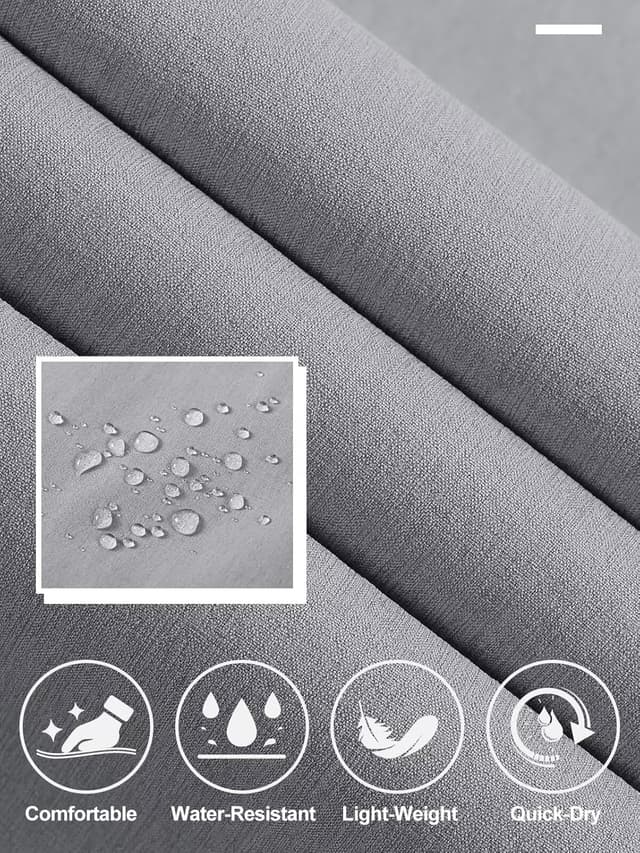 Detalle de QPNGRP Men’s Lightweight Stretch Golf Pants (30/32/34 Inseam)