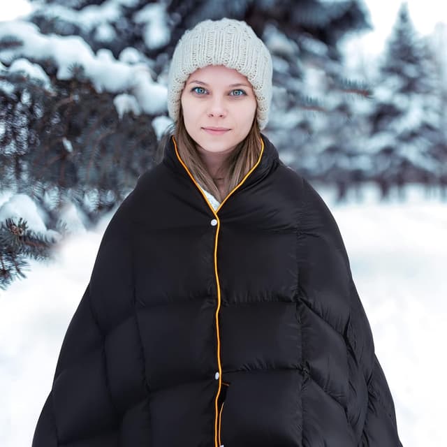 Thumbnail 6 de Lvkiss Waterproof Down Camping Blanket 72.8"×78.7" ⛺