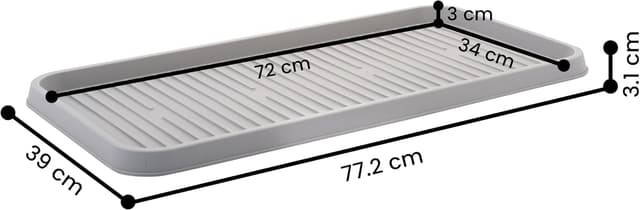 Thumbnail 5 de Iris Ohyama SHT-L scolapiatti grigio 76x38 cm