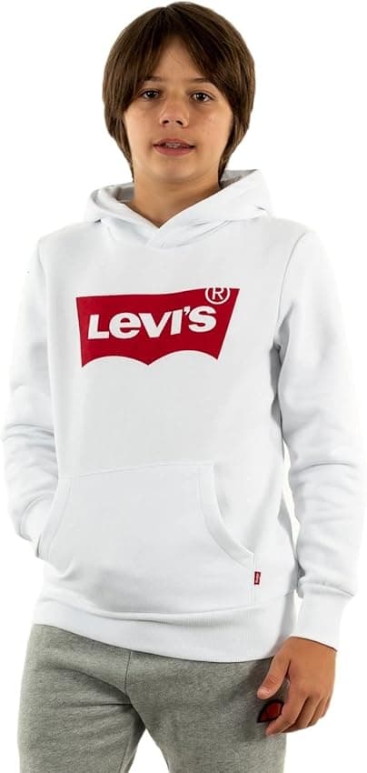 Imagen de Levi's Lvb Batwing Hoodie Niños Blanco 👕, 12 años en OfertitasTOP