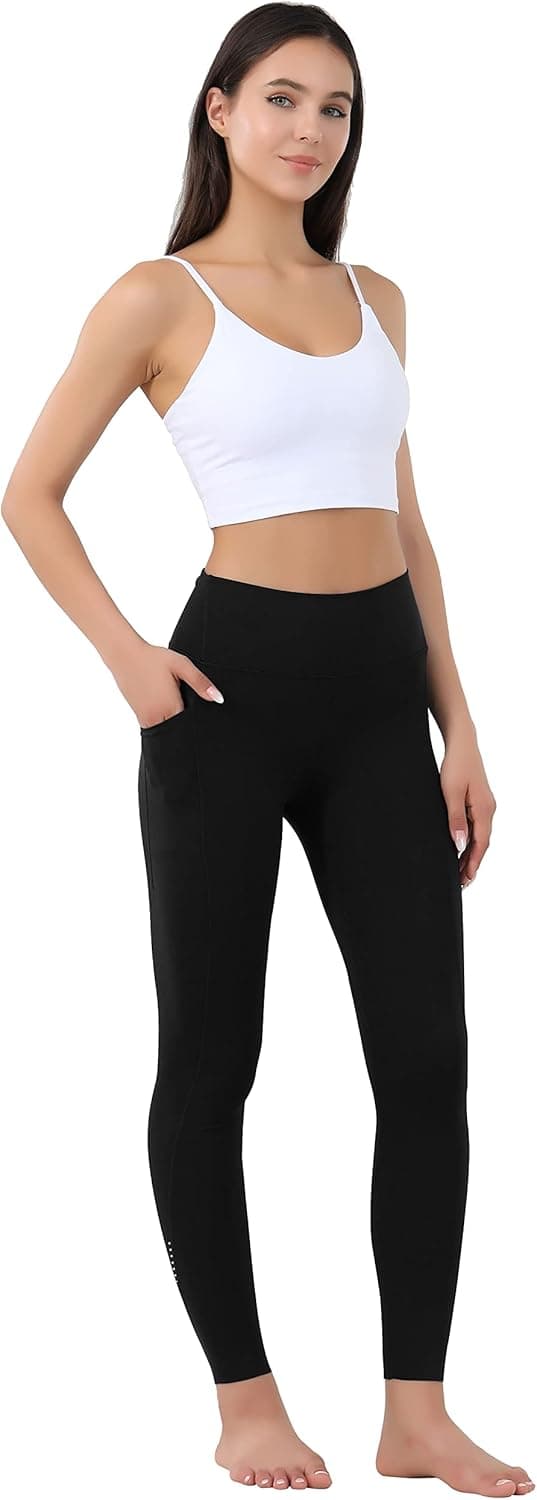Detalle 2 de OVRUNS High Waist Gym Leggings for Women with Pockets – Yoga, Running & Compression Support