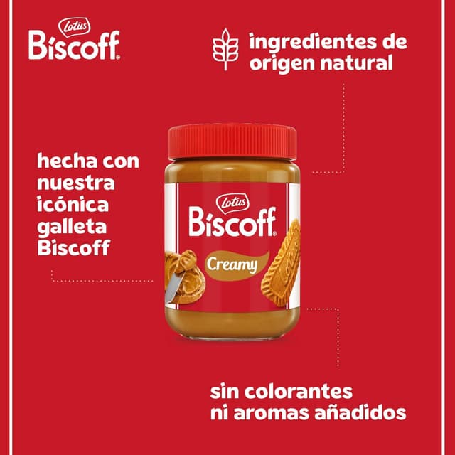 Thumbnail 2 de Lotus Biscoff 🎂 Crema Dulce Cremosa 1.6kg Sin Frutos Secos