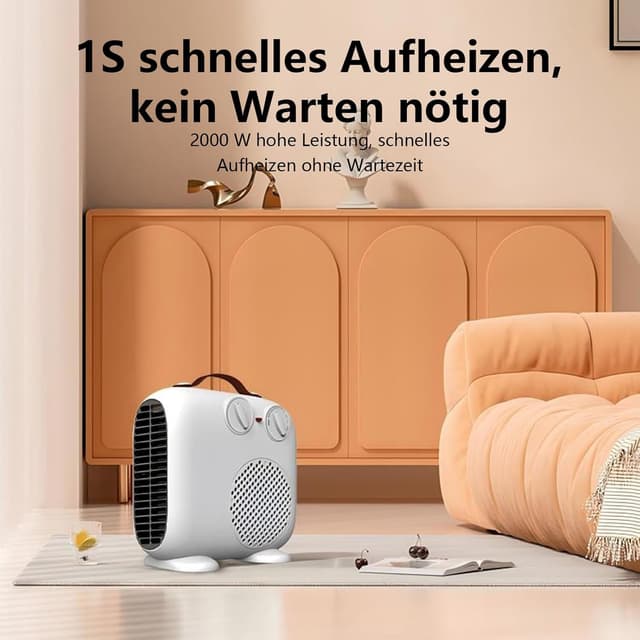 Detalle 2 de BioAura Heizlüfter 2000 W für Innenräume