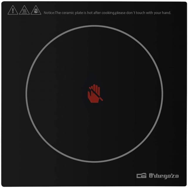 Detalle 2 de Orbegozo PCE 5000 placa vitrocerámica portátil 2000 W