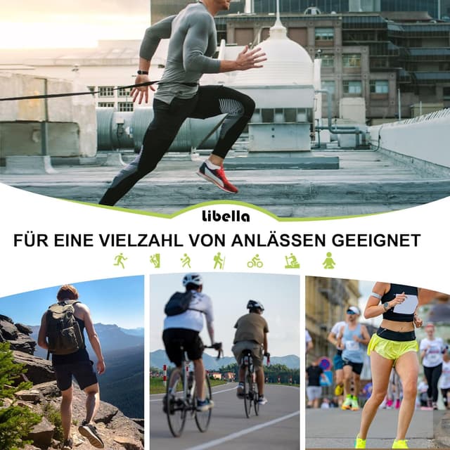 Detalle de Libella Calzini Uomo e Donna Corti Sportivi Anti-vesciche, traspiranti in cotone (10 paia) 39-46