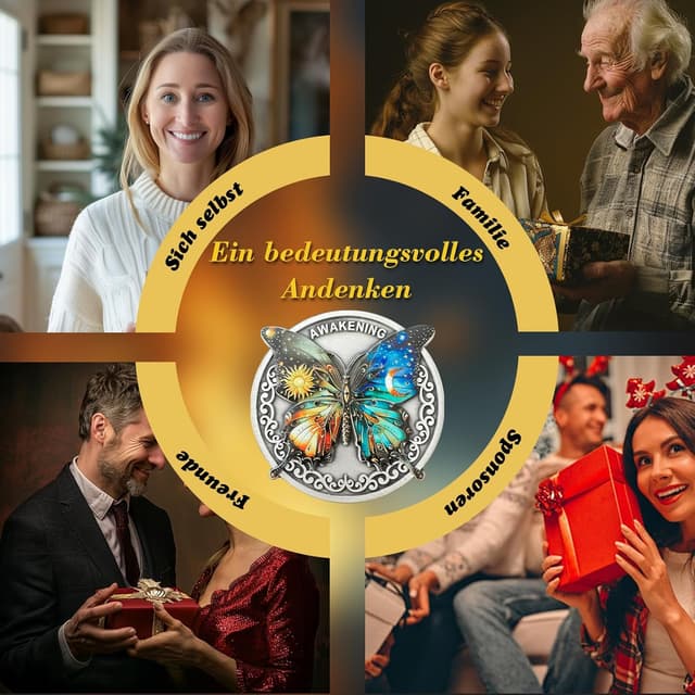 Thumbnail 6 de Schmetterling Sobriety Chip 1 Unze