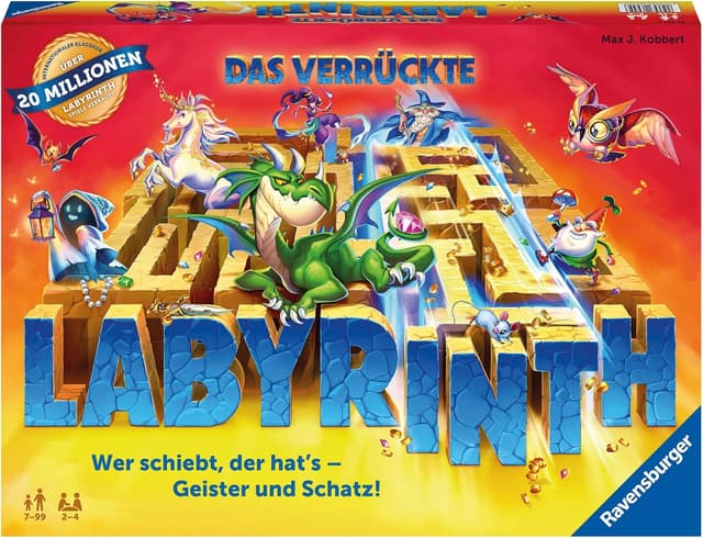 Detalle 2 de Ravensburger 26955 Das verrückte Labyrinth 🎲