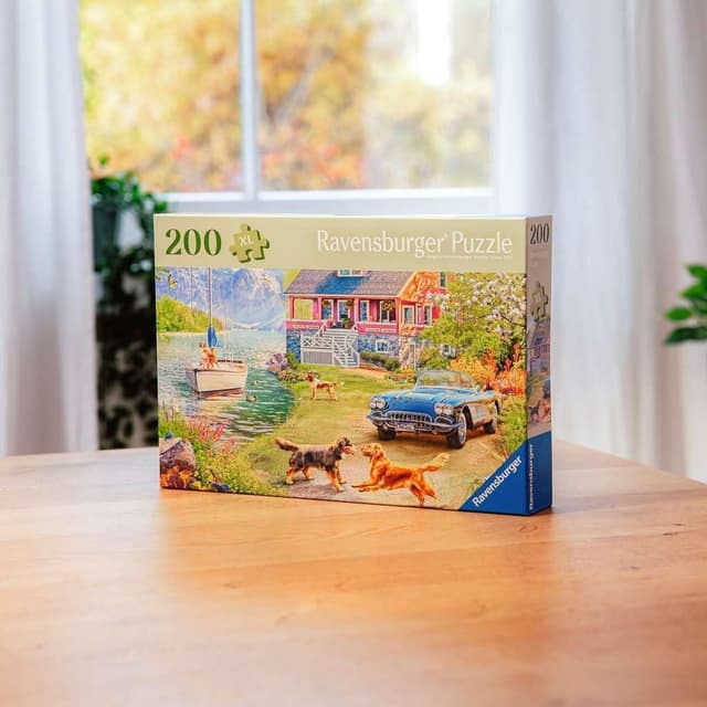 Detalle 1 de Ravensburger Puzzle 12001370 Sommerhaus am See 200 Teile