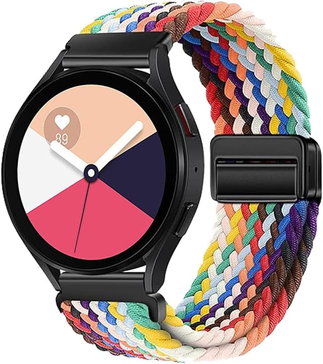 Detalle de FYISWHO 22mm Magnetic Nylon Watch Strap (Polar Vantage / Grit X, OPPO Watch X2 & Oneplus Watch 3 47mm compatible)