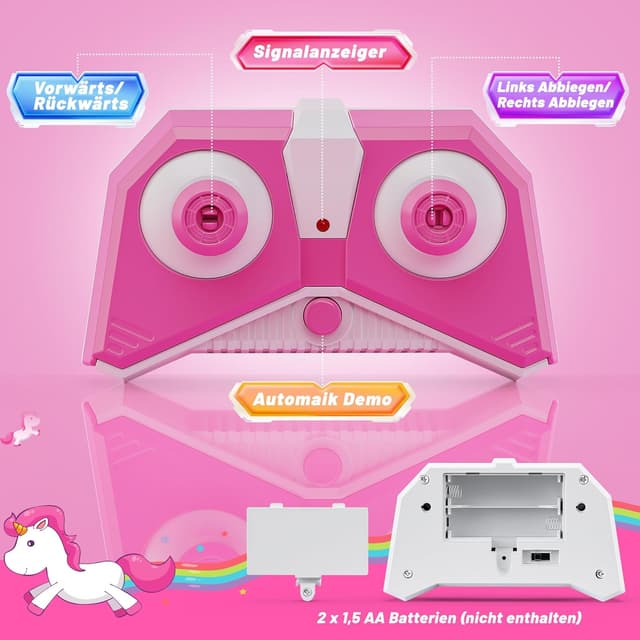 Thumbnail 6 de Hot Bee ferngesteuertes Einhorn-Auto für Mädchen