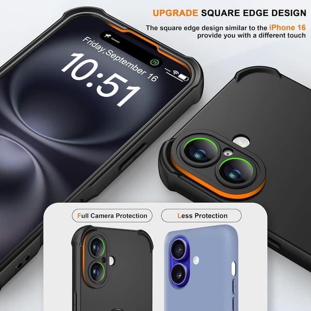 Detalle 2 de iPhone 16 case 6.1 inch, 2 pack