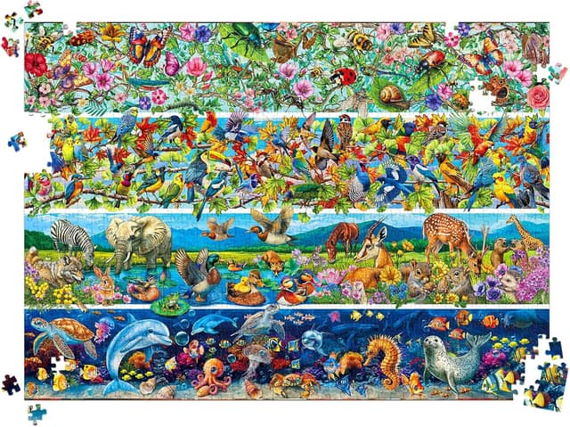 Thumbnail 5 de HUADADA 1000-piece All Things Have Spirits jigsaw puzzle 🧩