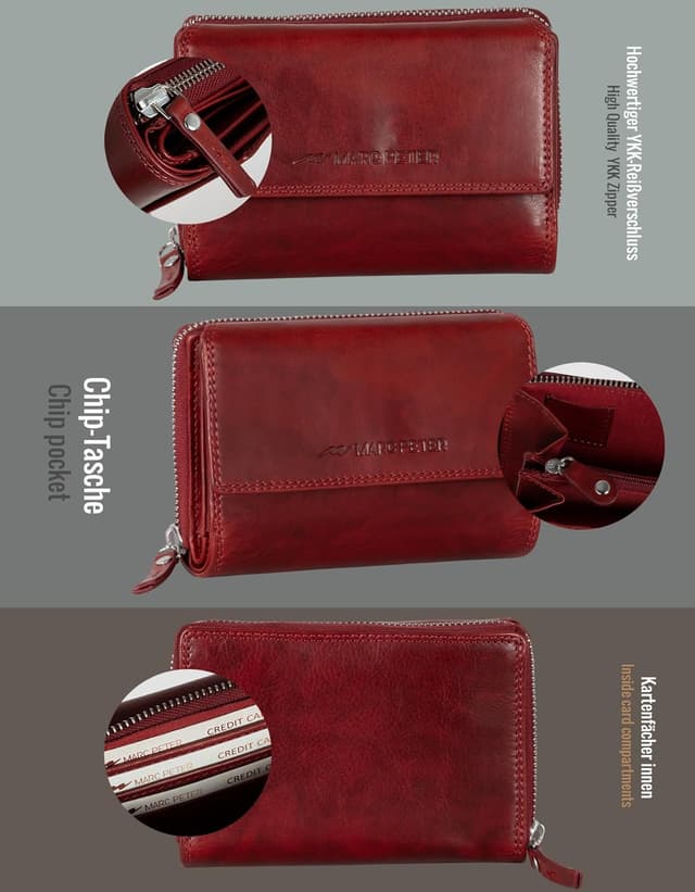 Thumbnail 4 de Marc Peter Rosie Geldbörse RFID Leder