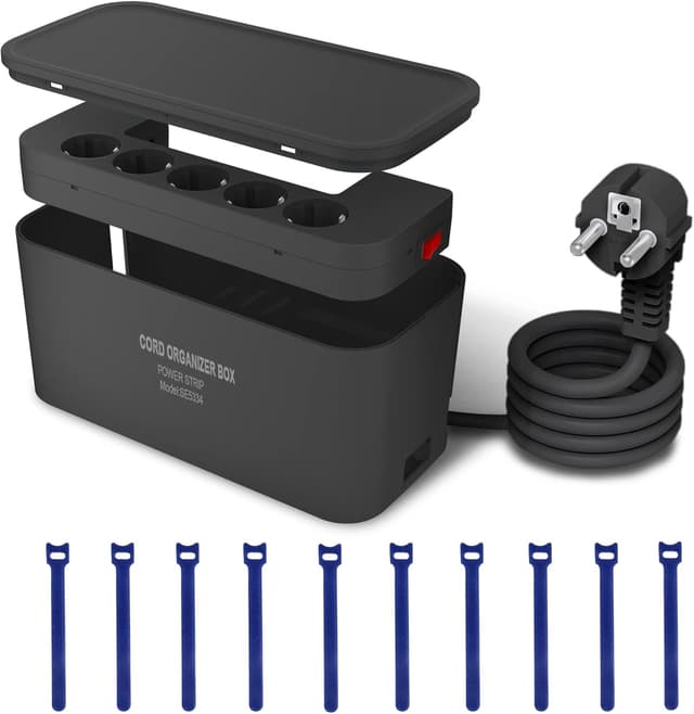 Imagen de Kabelbox Mehrfachsteckdose 5fach 2M Kabel en OfertitasTOP